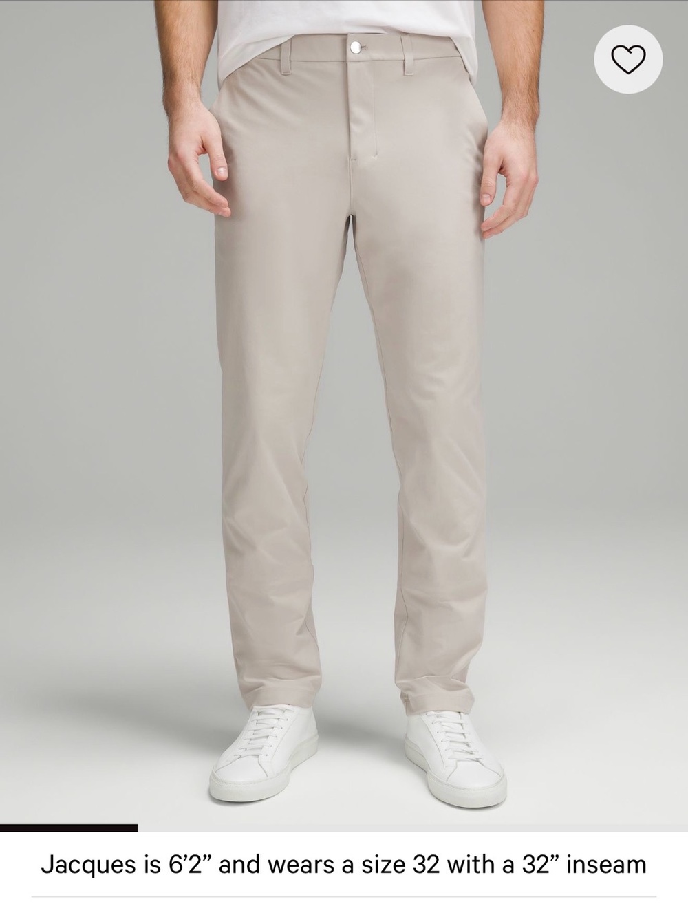 Lululemon men’s 34 khaki pants